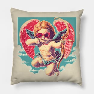 Cupid's Heartfelt Hijinks: Spreading Smiles & Serendipity Pillow