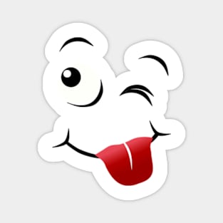 Emoji - tongue out face Magnet