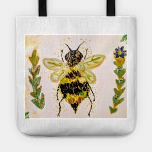 Fuzzy Bee Tote