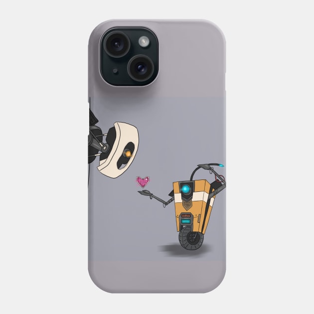 GladOS and Claptrap Phone Case by Velvet