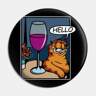 Sad cat Pin