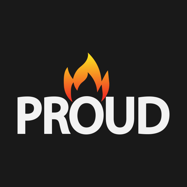 Proud artistic typography design by CRE4T1V1TY