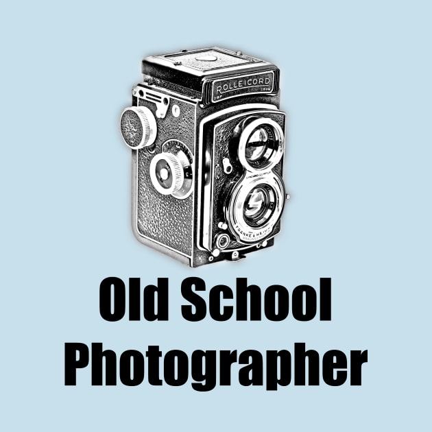 Old School Photographer - Black Font by DecPhoto