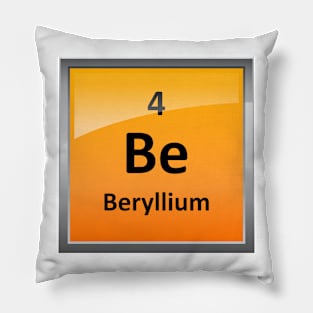 Beryllium Element Tile - Periodic Table Pillow