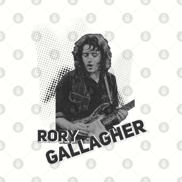 Rory Gallagher // Illustrations by Degiab