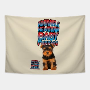 ADORABLE NEWBORN BABY PUPPIES Tapestry