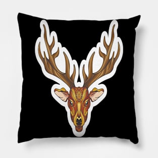 Deer Sticker Pillow