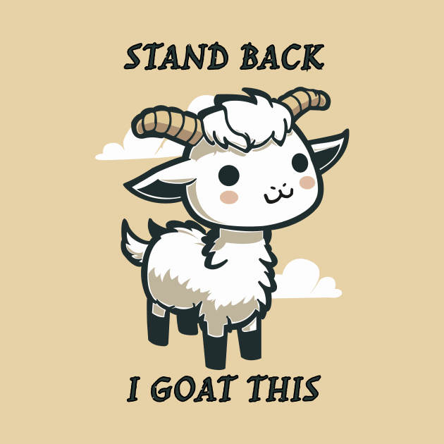 Stand Back I Goat This Funny Pun by Oh My Pun