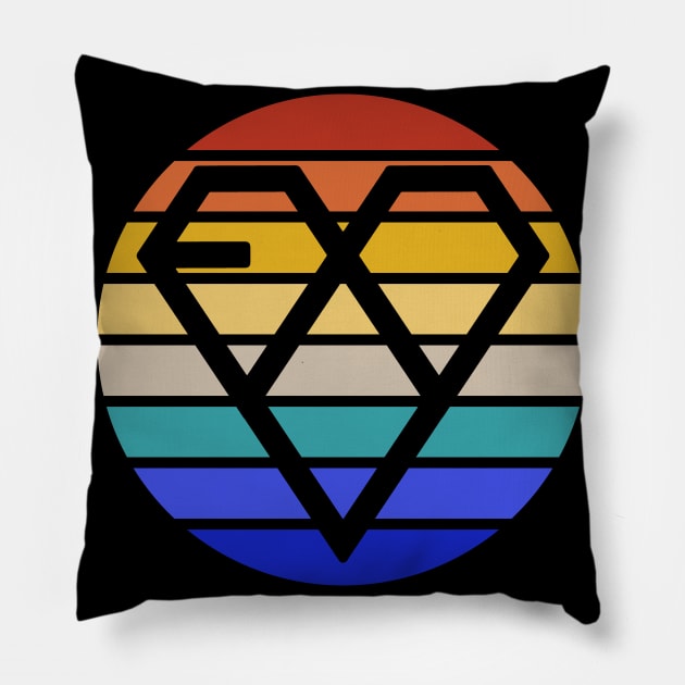 Exo Vintage Pillow by hallyupunch