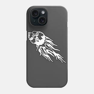 Flaming skull Phone Case