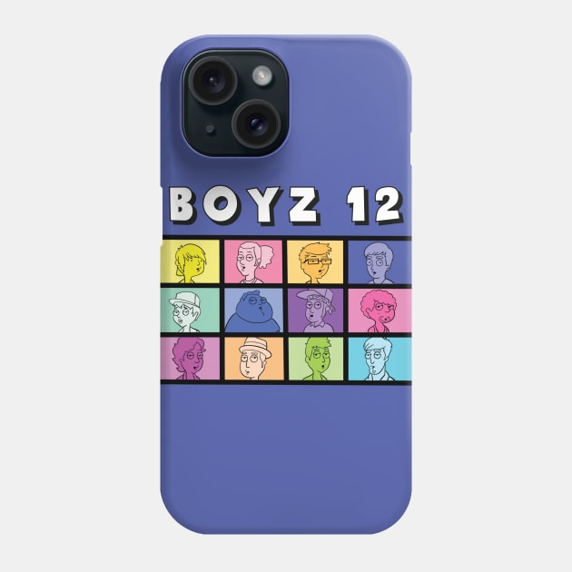 Boyz 12 Phone Case by Weebtopia