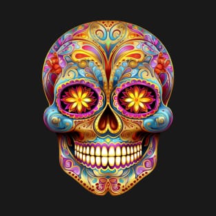 Dia De Los Muertos Sugar Skull T-Shirt