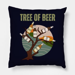 Tree of Beer - Funny Beer Pillow