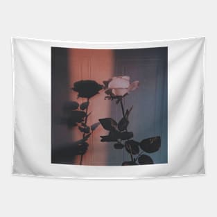 Pastel Pink Garden Rose Tapestry