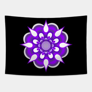 Purple Star Pattern Tapestry