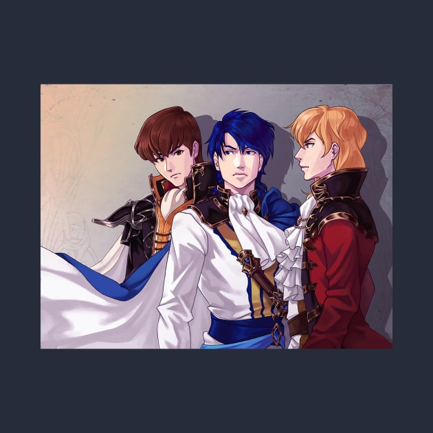 Quan, Sigurd, and Eldigan by IUBWORKS