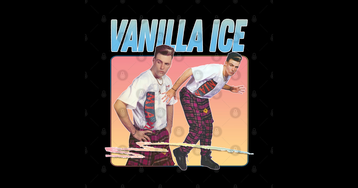 Vanilla Ice / 90s Aesthetic Fan Art Design - Vanilla Ice - Posters and ...