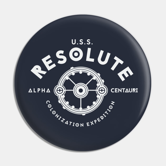 USS Resolute Pin by MindsparkCreative