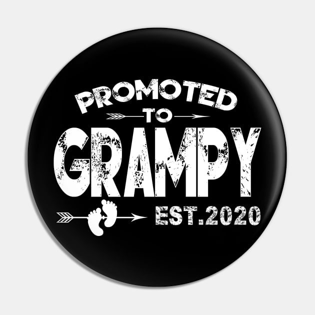 Promoted To Grampy Father's Day Gift From Daughter Son Wife Pin by Maccita