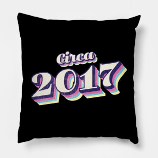 2017 Birthday Pillow