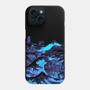 Great Japanese wave on Mount Fuji Phone Case