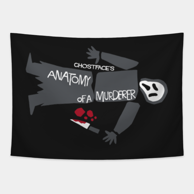 Anatomy of Ghostface Scream Tapestry TeePublic