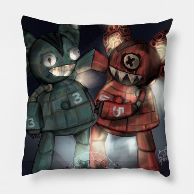 Professional griefer Pillow by Lyxy