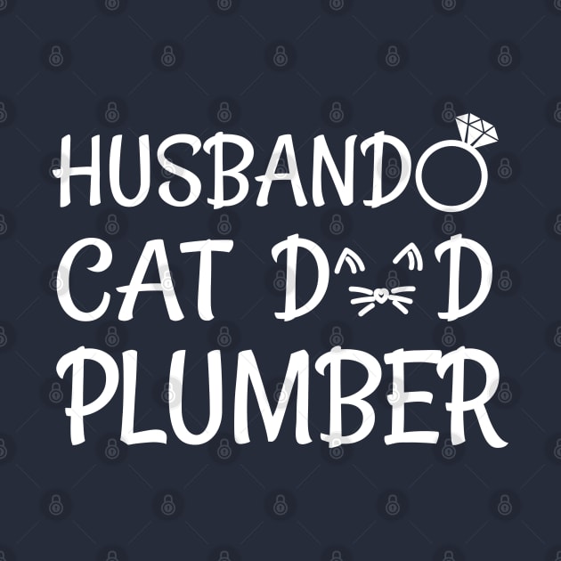 plumber cat dad by Elhisodesigns