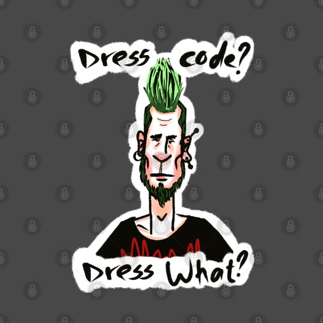 punk against the dress code by barbasantara