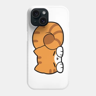 Sleepy Cat - Orange & White Phone Case