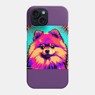 Pomeranian pop art Phone Case