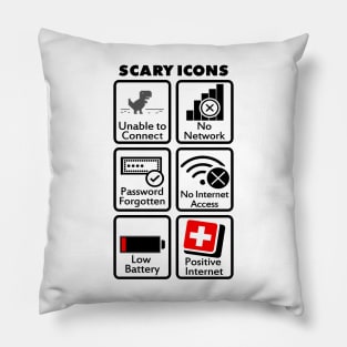 SCARY ICONS Pillow