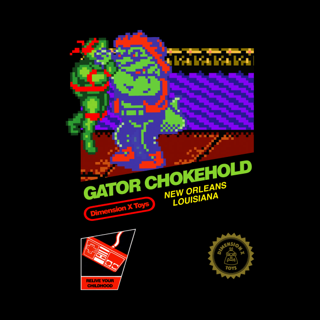 Gator Chokehold (raph) by dimensionxtoys