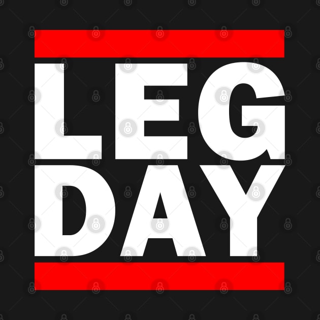 Leg Day Gym Parody Shirt (For Dark Shirts) by Lord Teesus