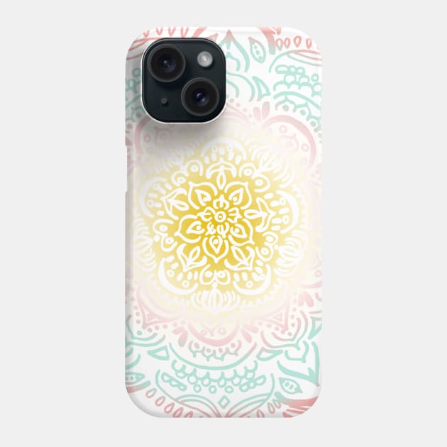 Desert Sunrise Mandala Phone Case by tangerinetane