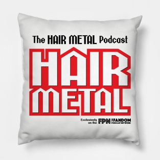 Hair Metal Heavy Red Pillow