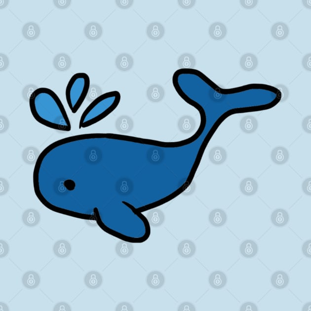 Simplistic Whale Doodle by Seadoodle