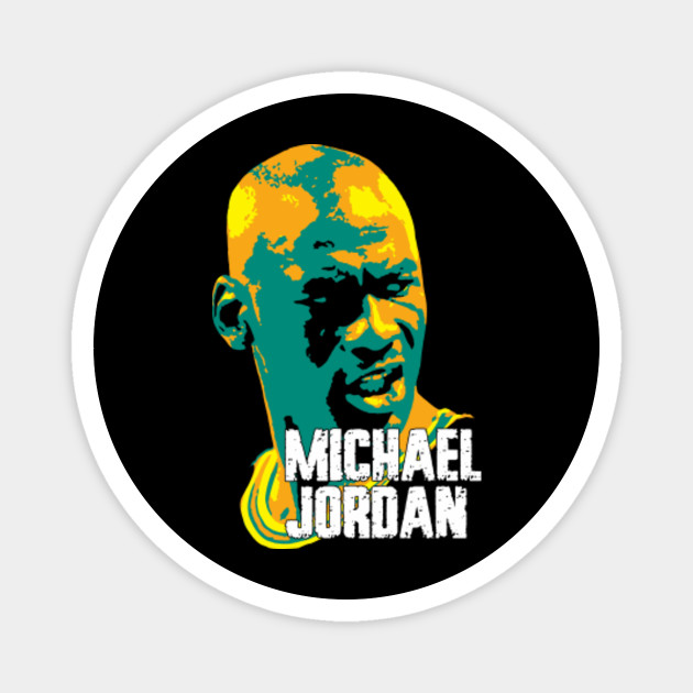 Michael Jordan V2 Pop Art Michael Jeffrey Jordan An American Former Professional Basketball Player Nba Lakers Michael Jordan Magnes Teepublic Pl