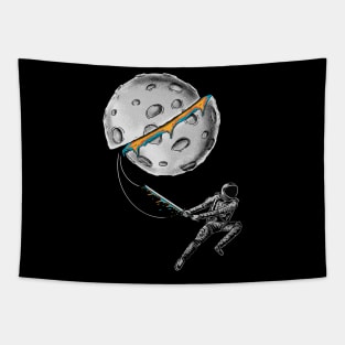 Ninja Spaceman Tapestry