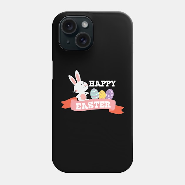 Hoppy Easter Cute Bunny Easter Eggs Gift Phone Case by BUBLTEES