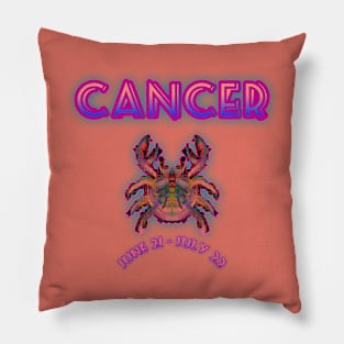 Cancer 7b Peach Pillow