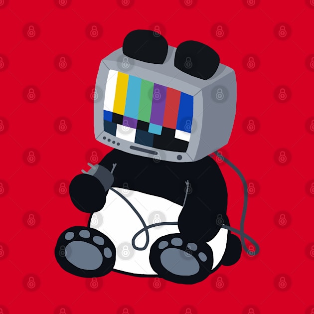 TV Head Panda by Yuuki G by Yuuki G.