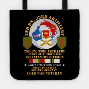 2nd Bn 33rd Artillery - 1st Inf Div - FRG w Globe - COLD SVC Tote