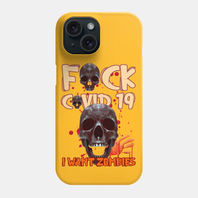 F*CK Covid Phone Case by FurryBallBunny