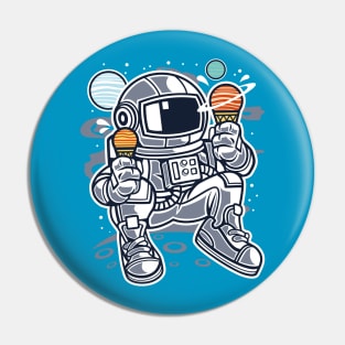 Ice Cream Astronaut Pin