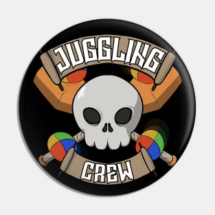 Juggling crew Jolly Roger pirate flag Pin