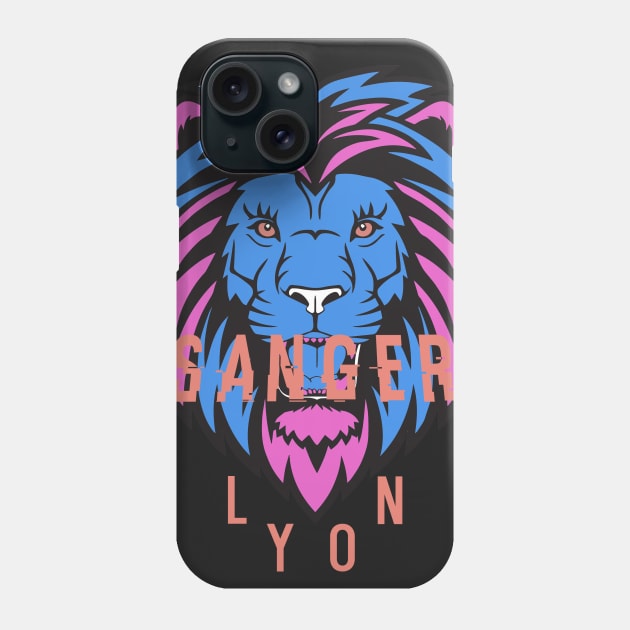 SangerLyon motif Rose/Bleu marine Phone Case by SangerLyon