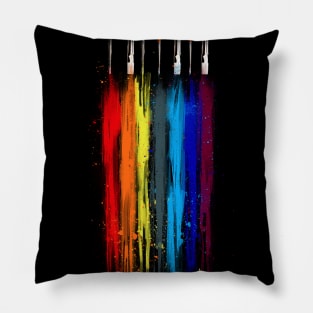 Paint abstract Pillow