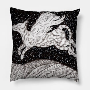 Flying Fantasy Cat Pillow