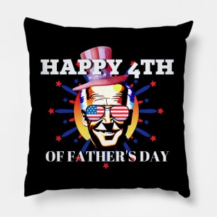 4th of July Shirts Biden Funny Happy 4th of July Pillow